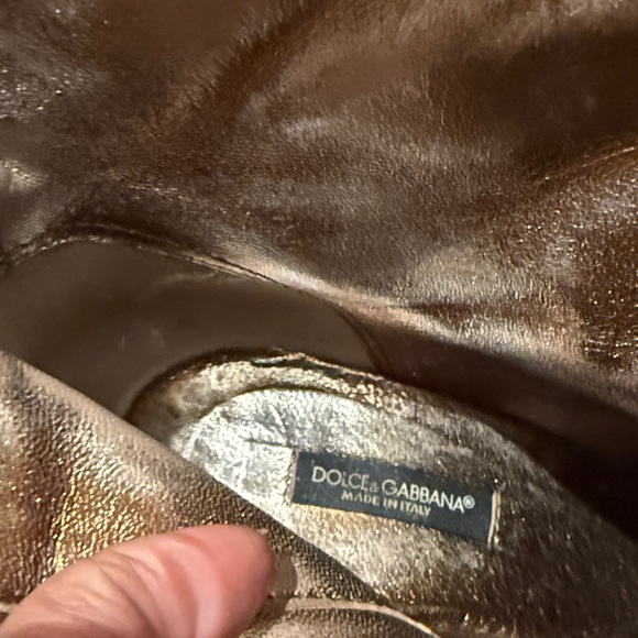 Dolce & Gabbana Dark Brown Heeled Boots - Picture 10 of 10